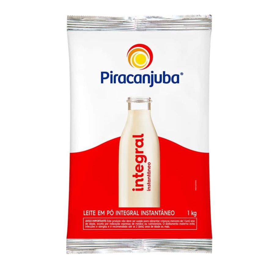 Leite em Pó Piracanjuba Integral 1kg