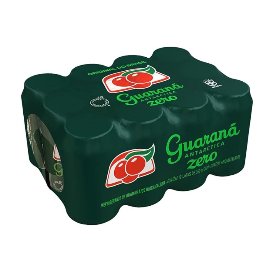 Guaraná Antarctica Zero Lata 350ml Pack