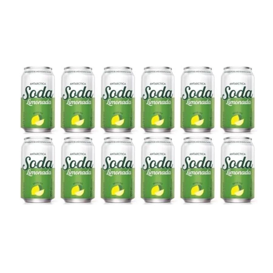 Soda Limonada Refrigerante Zero Lata 350ml